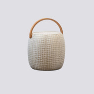 Bakraç Puf Vizon Naturel-Puf-KYS Design-Vizon Naturel-H: 43 Ø: 43-NowShopFun