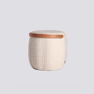Bakraç Puf Vizon Naturel-Puf-KYS Design-Vizon Naturel-H: 43 Ø: 43-NowShopFun