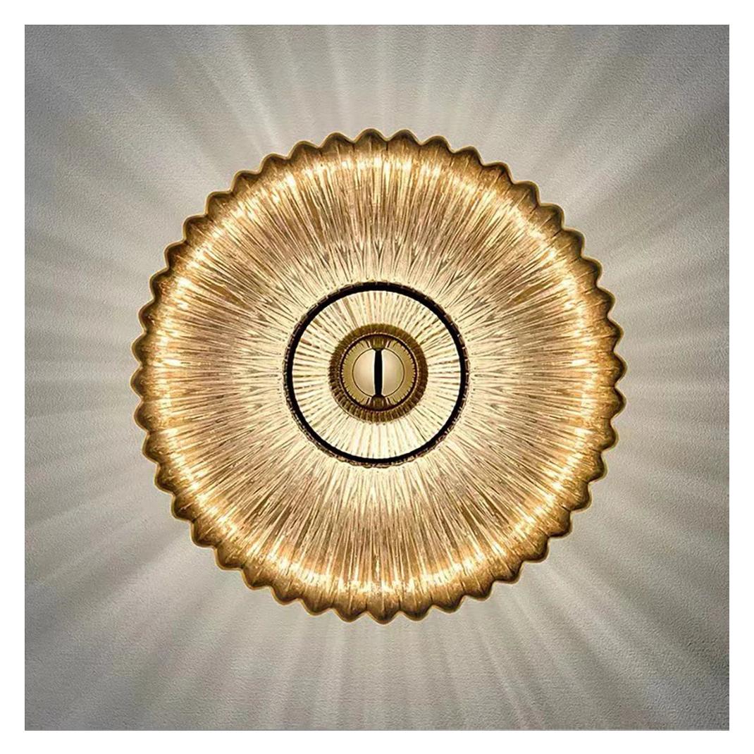 Bal Renkli Pleat Cam Aplik