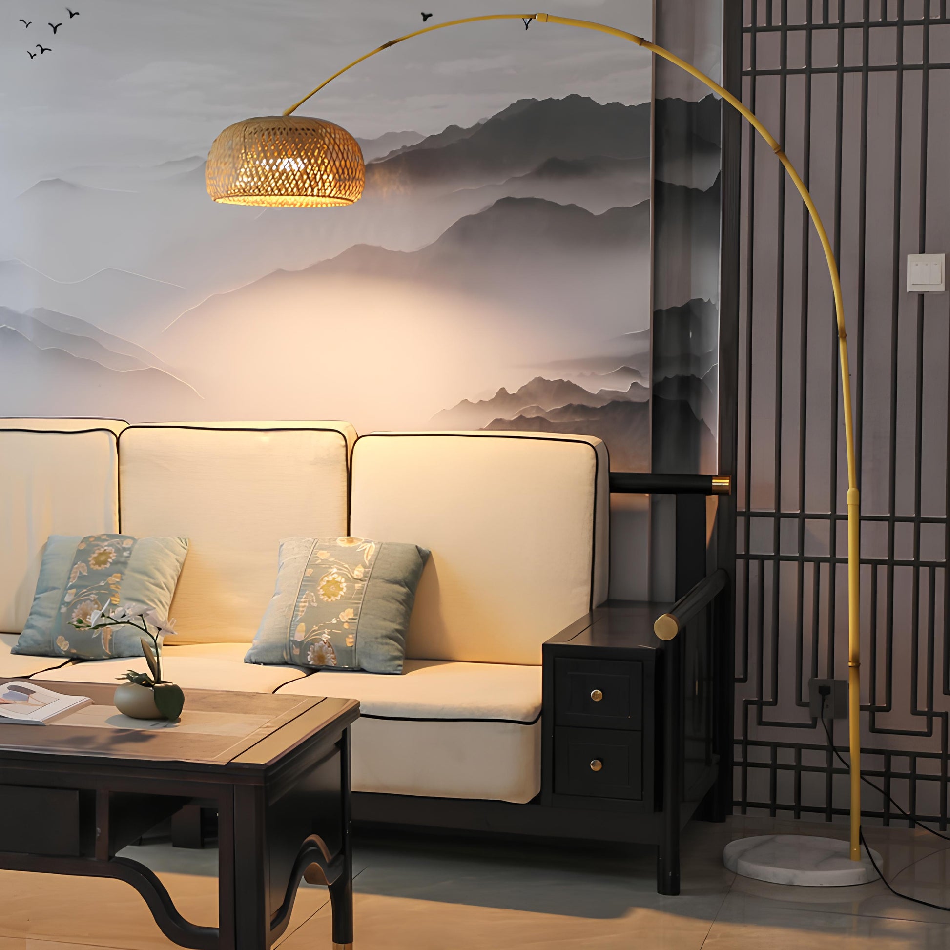 Bambu Deve Boynu Arc Lambader