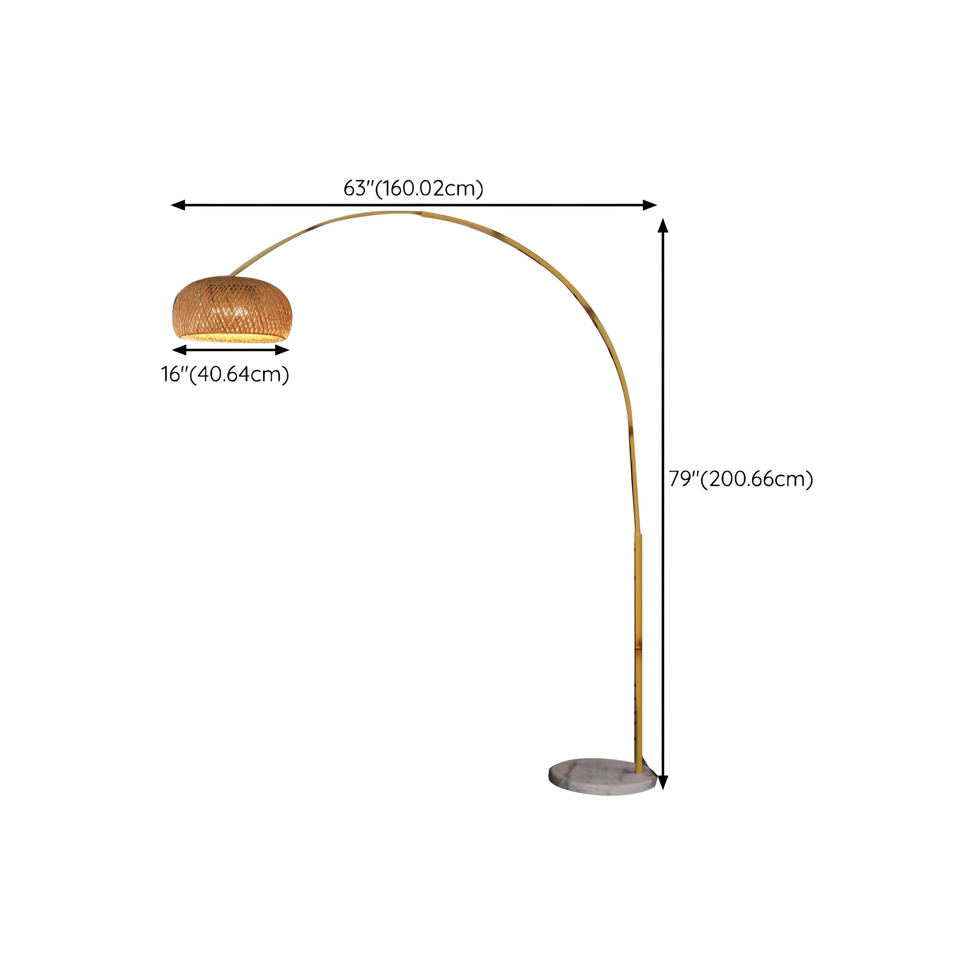 Bambu Deve Boynu Arc Lambader