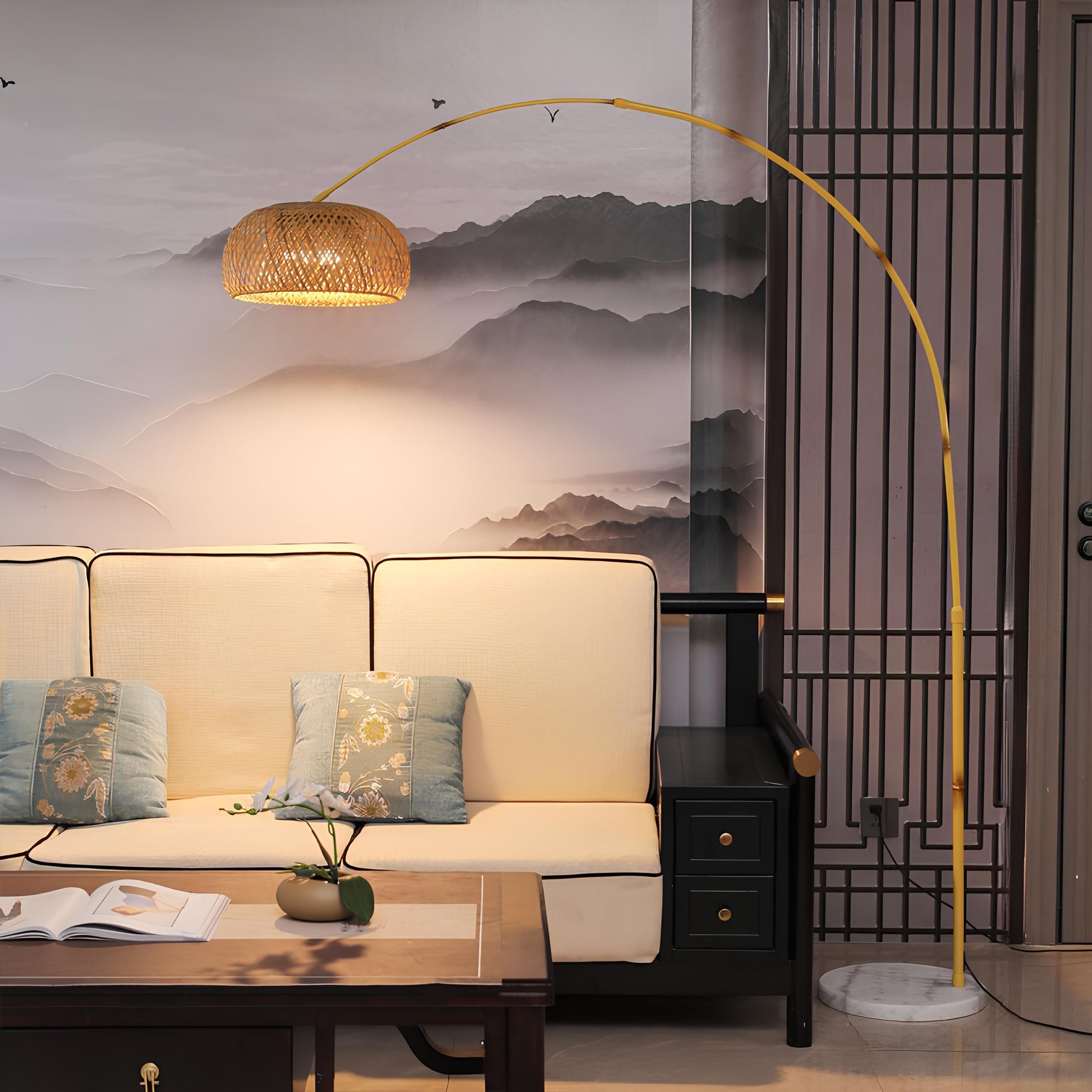 Bambu Deve Boynu Arc Lambader