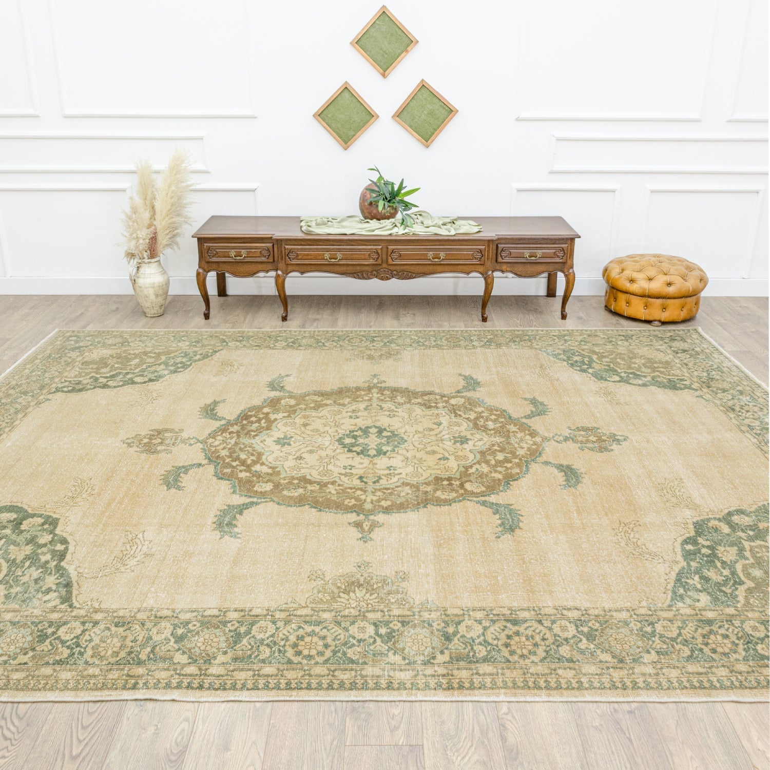Bangu Vintage El Dokuma Isparta Halısı 280X387 Cm