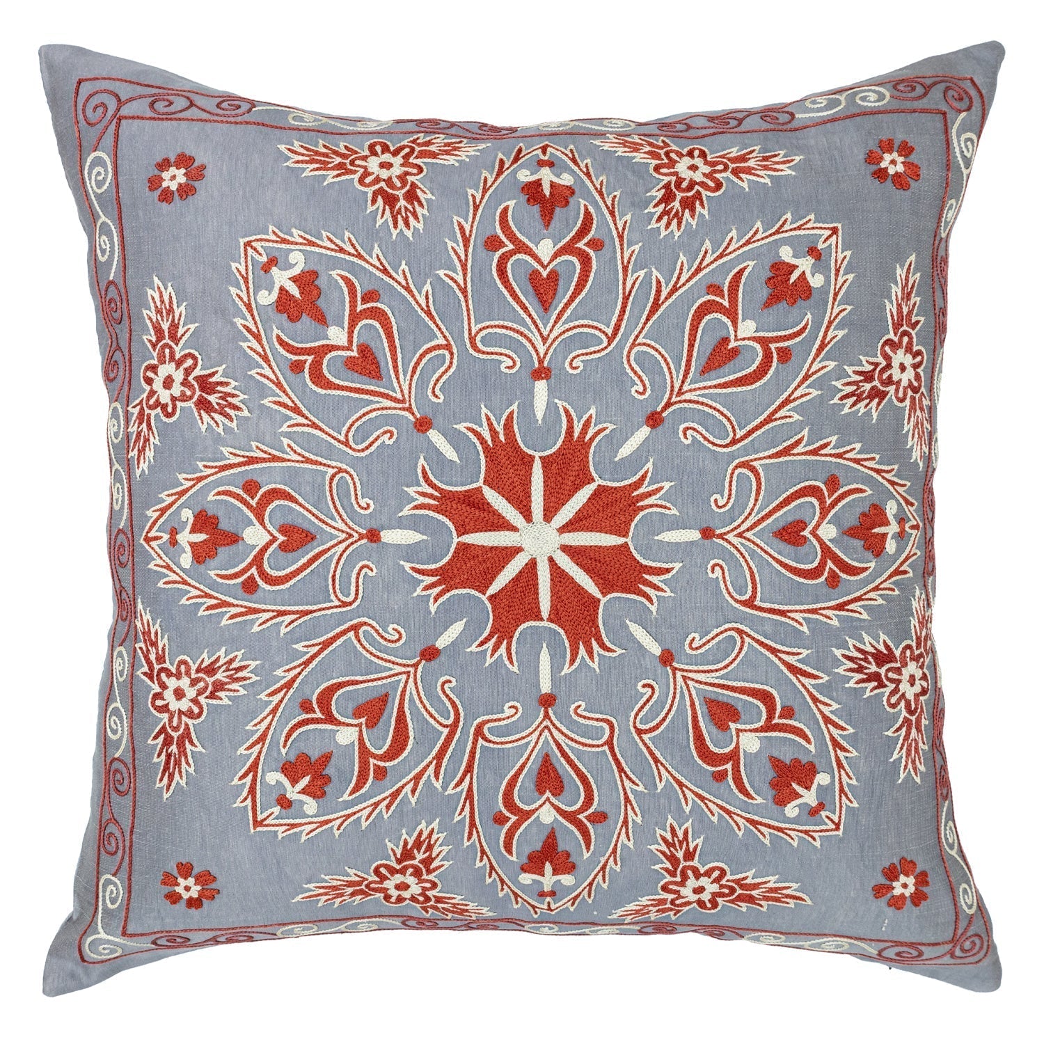 Barak El Yapımı Suzani Kırlent 50X50 Cm