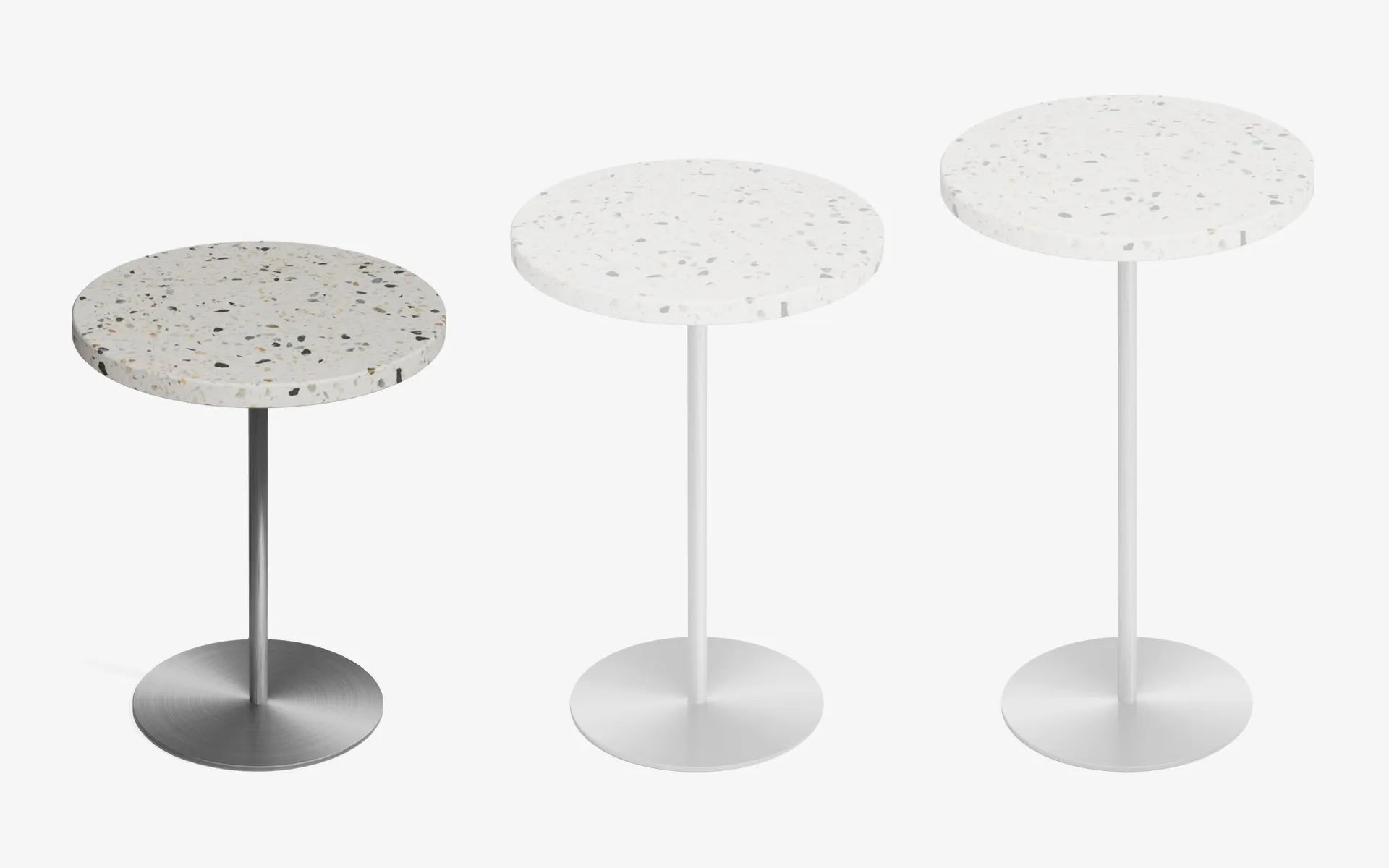 Basic Yan Sehpa Terrazzo