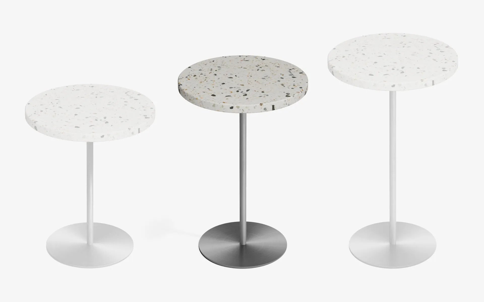 Basic Yan Sehpa Terrazzo