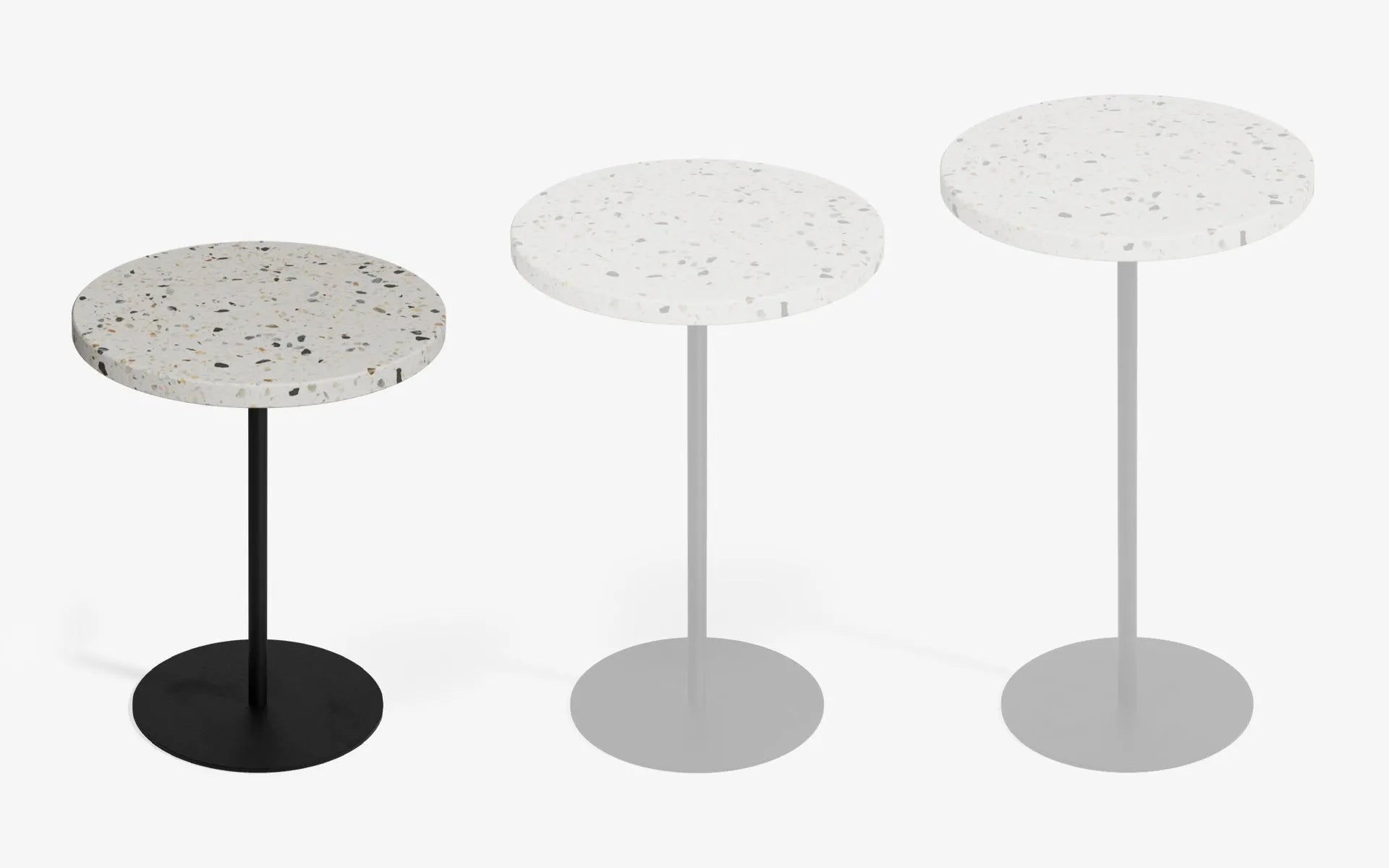 Basic Yan Sehpa Terrazzo