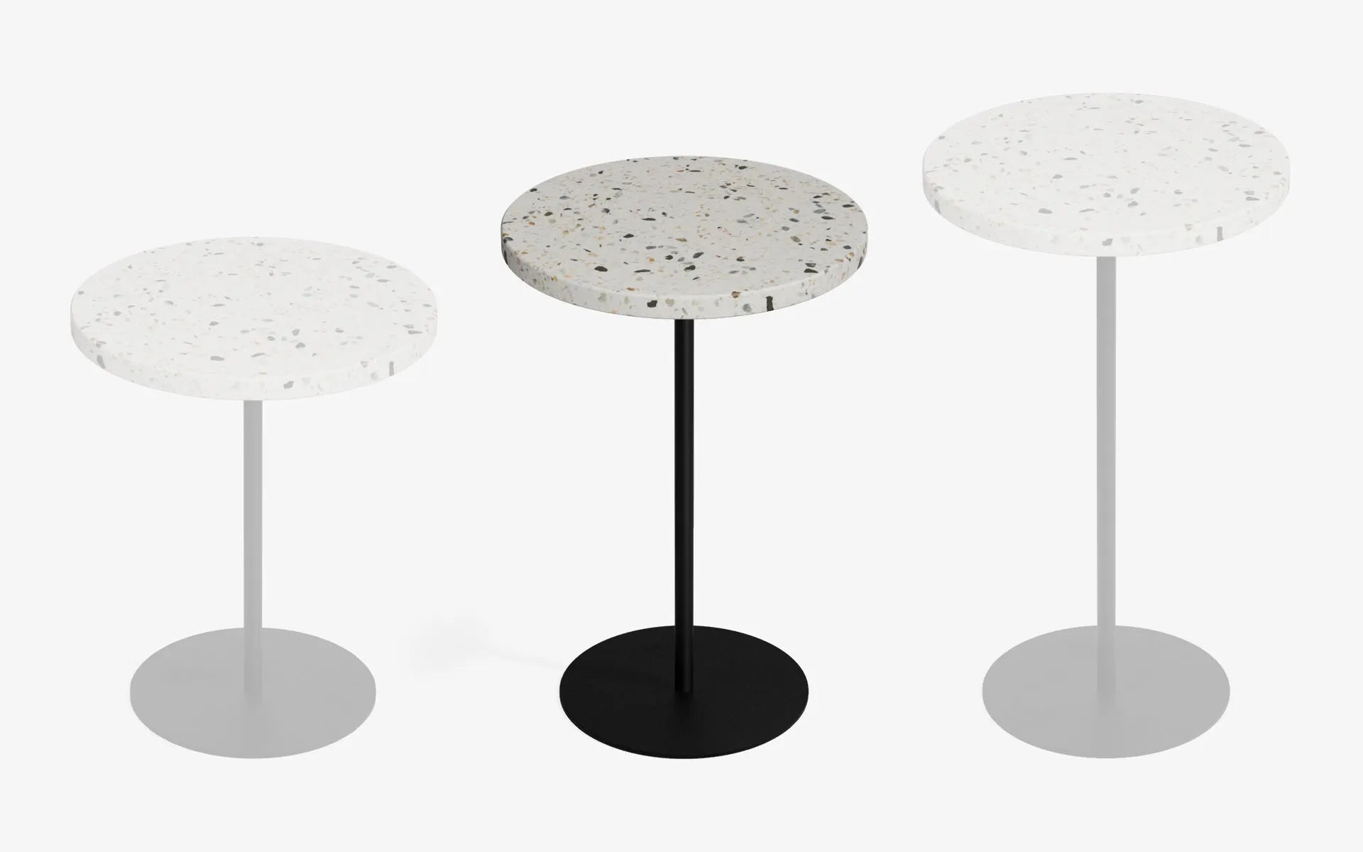Basic Yan Sehpa Terrazzo