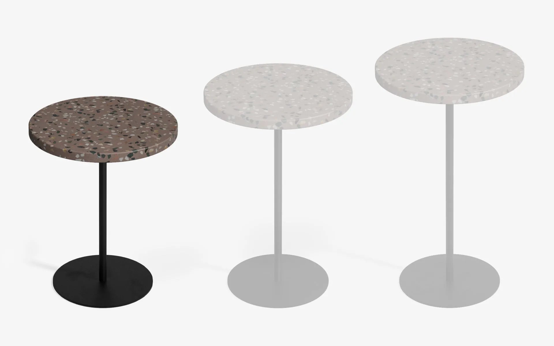 Basic Yan Sehpa Terrazzo