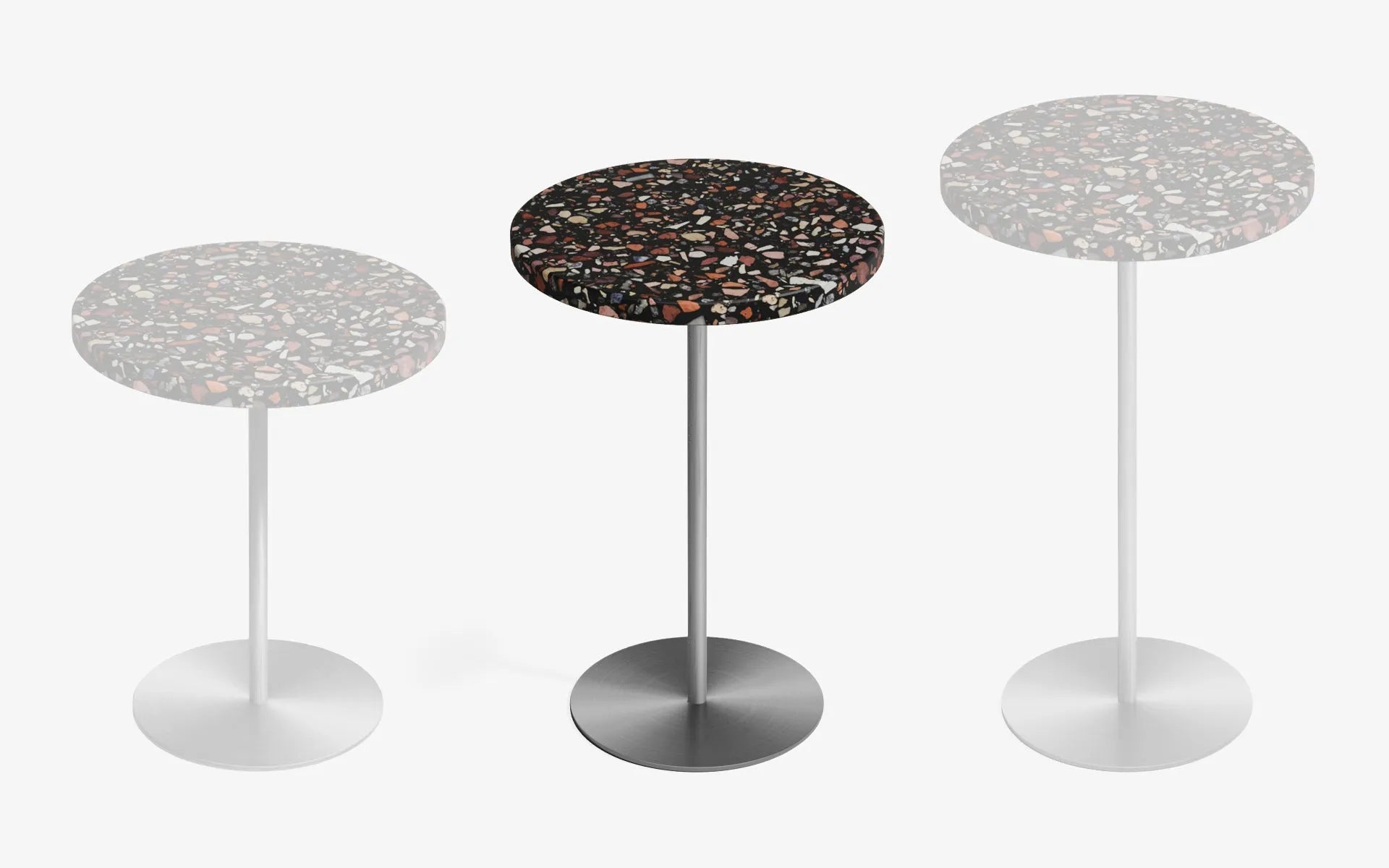 Basic Yan Sehpa Terrazzo