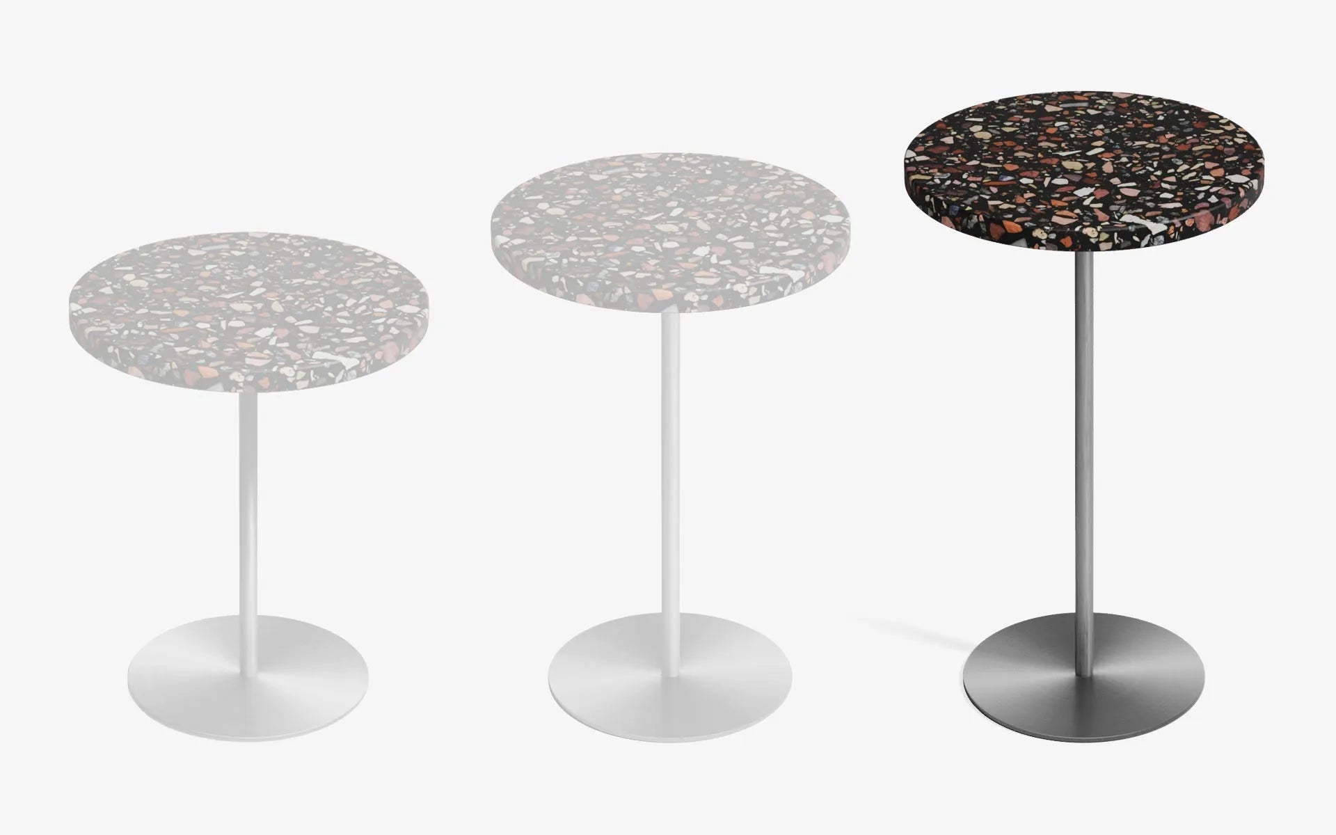 Basic Yan Sehpa Terrazzo