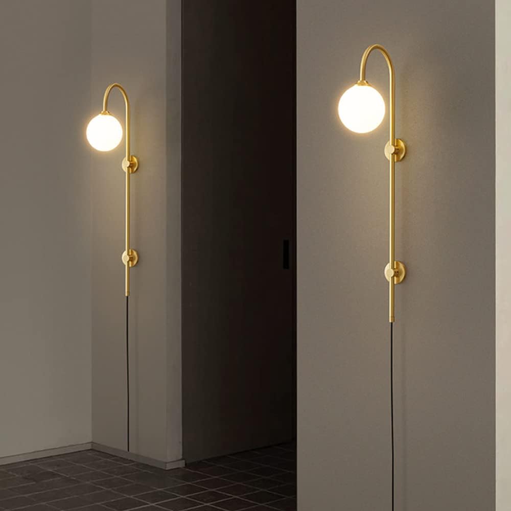 Baston Cam Fişli Aplik