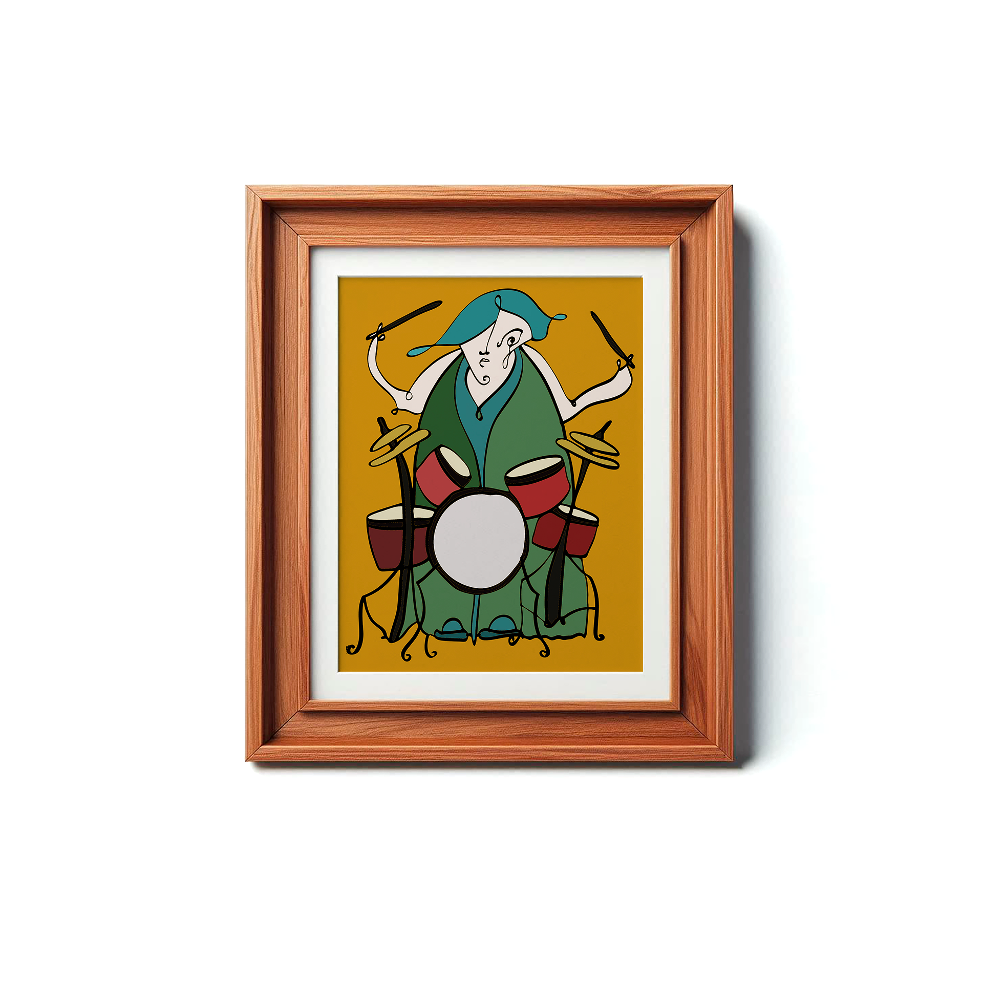 Baterist - Fine Art Baskı