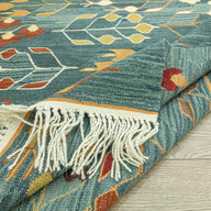 Batllo Pastel Renkli Yün Kilim 120x172 Cm-Kilim & Halı-Soho Antiq-NowShopFun