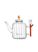 Baykuş Figürlü Cam Teapot