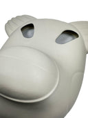 Bear Mask Mat Ekru Dekorarif Obje
