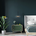 Bed Side Yatak Başı Sarkıt Ahşaplı Led Avize