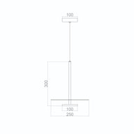 Bed Side Yatak Başı Sarkıt Ahşaplı Led Avize-Avize-Voxlamp-NowShopFun