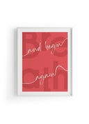 Begin Again | Tipografi Posteri