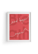 Begin Again | Tipografi Posteri