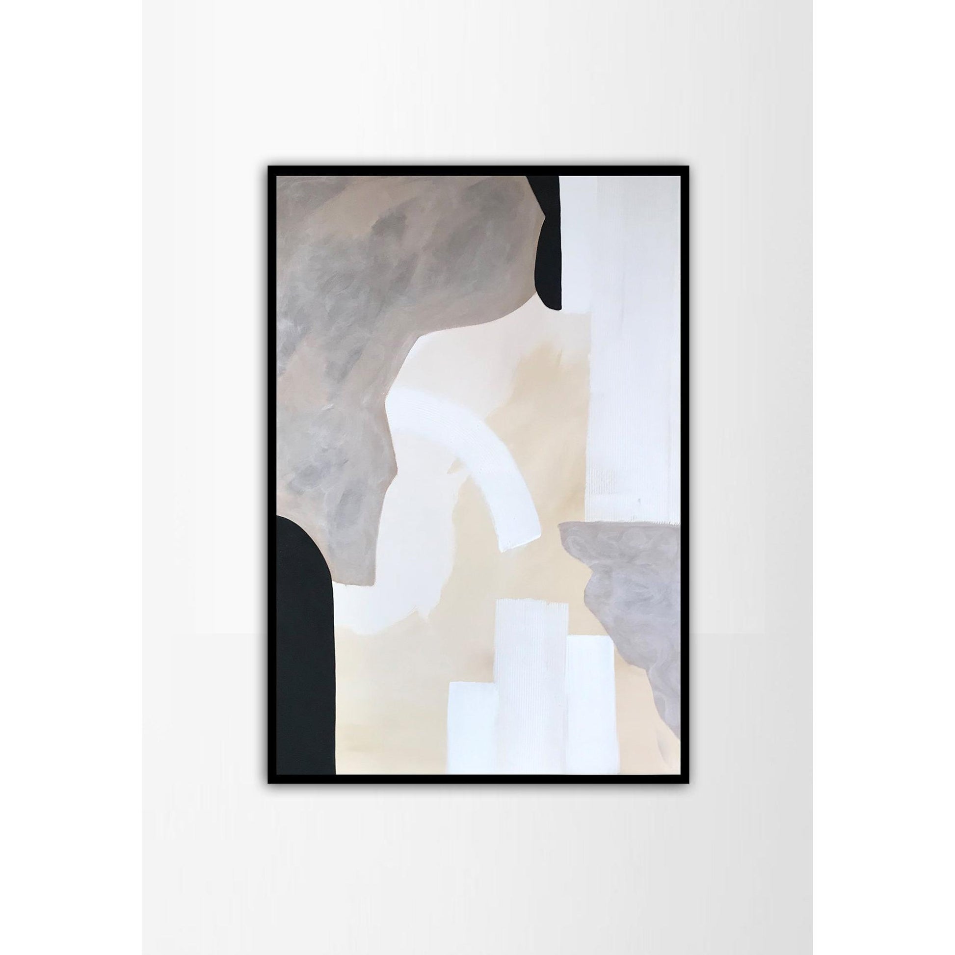 Beigy Kanvas Üzeri Akrilik El Yapımı Resim