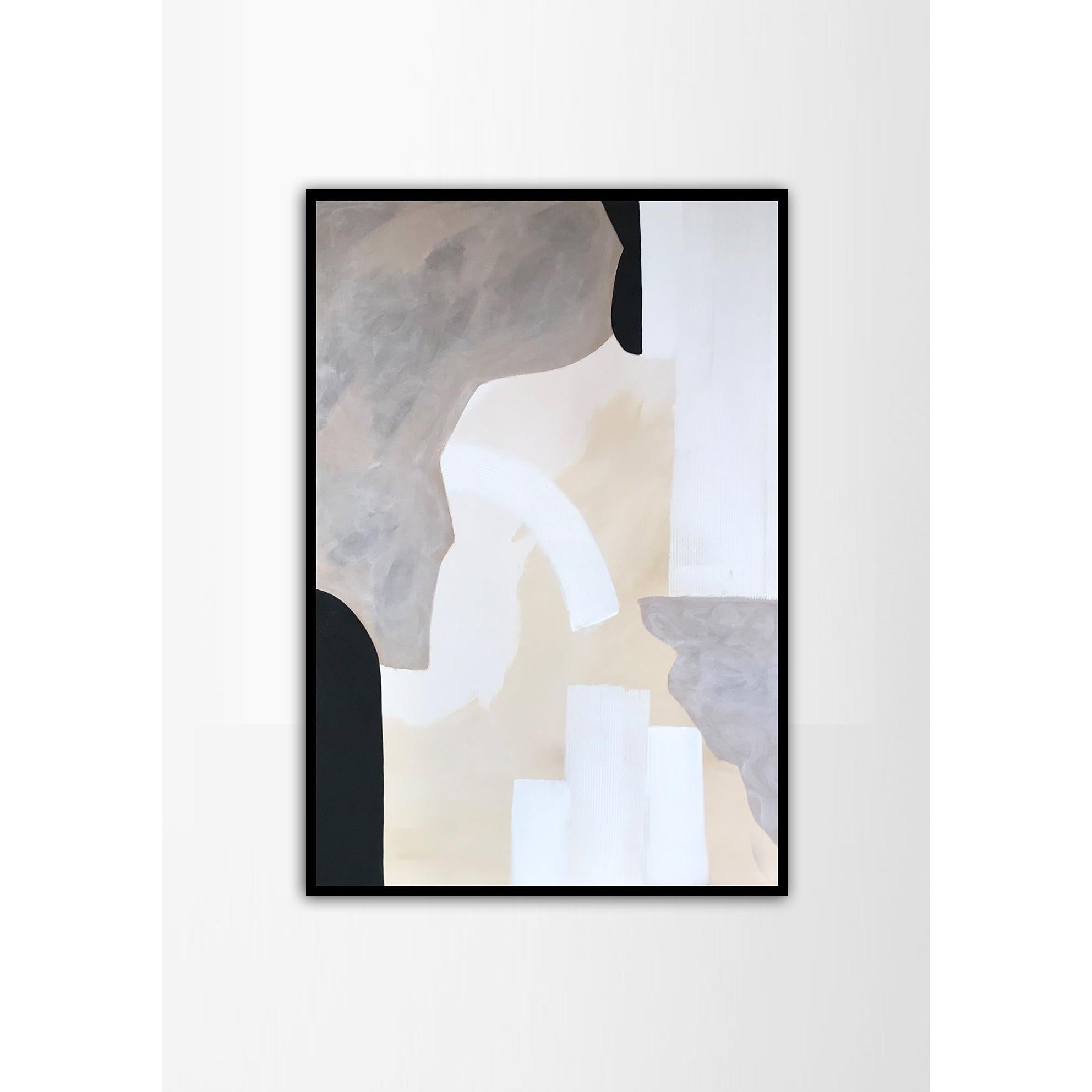 Beigy Kanvas Üzeri Akrilik El Yapımı Resim