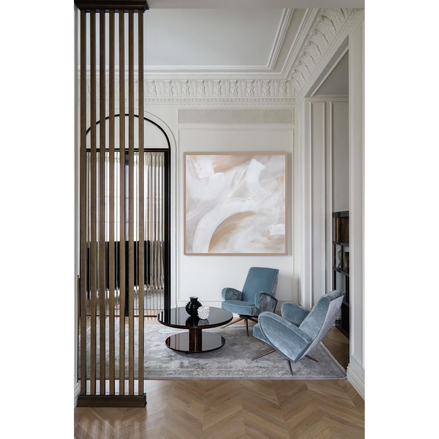 Beigy Tones Kanvas Üzeri Akrilik El Yapımı Tablo