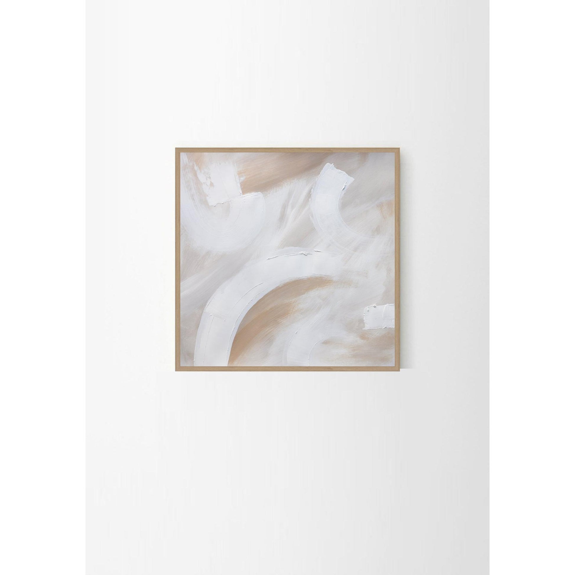 Beigy Tones Kanvas Üzeri Akrilik El Yapımı Tablo