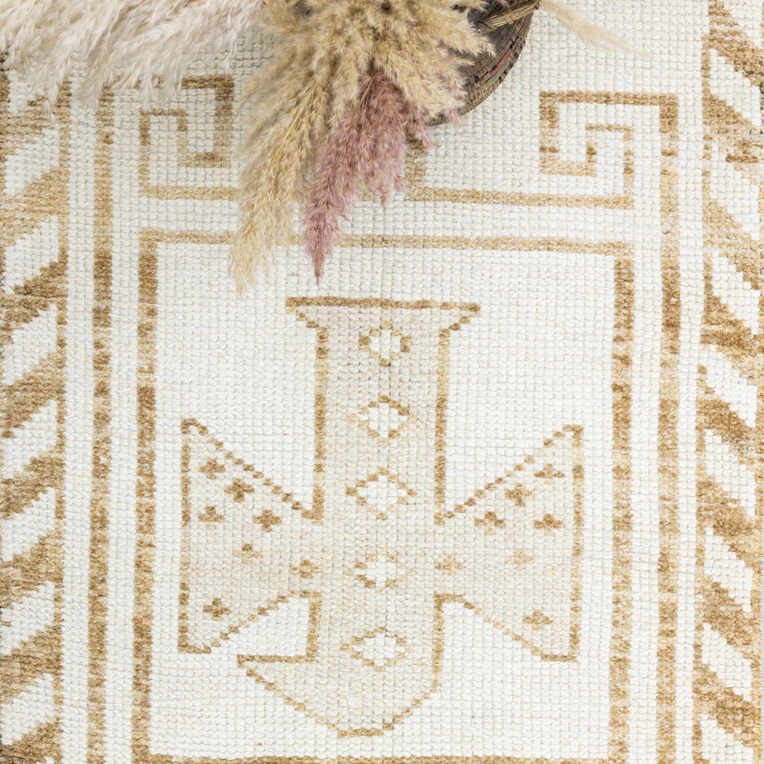 Beyce İlkel Desenli Herki El Dokuma Yolluk 61X371 Cm