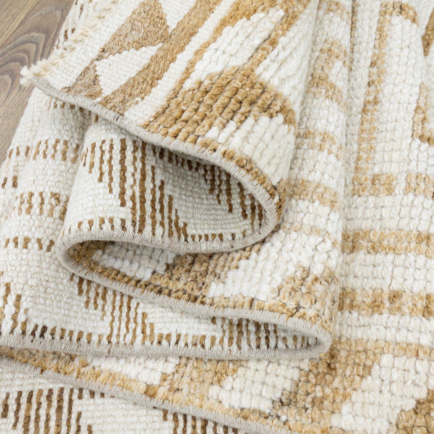 Beyce İlkel Desenli Herki El Dokuma Yolluk 61X371 Cm