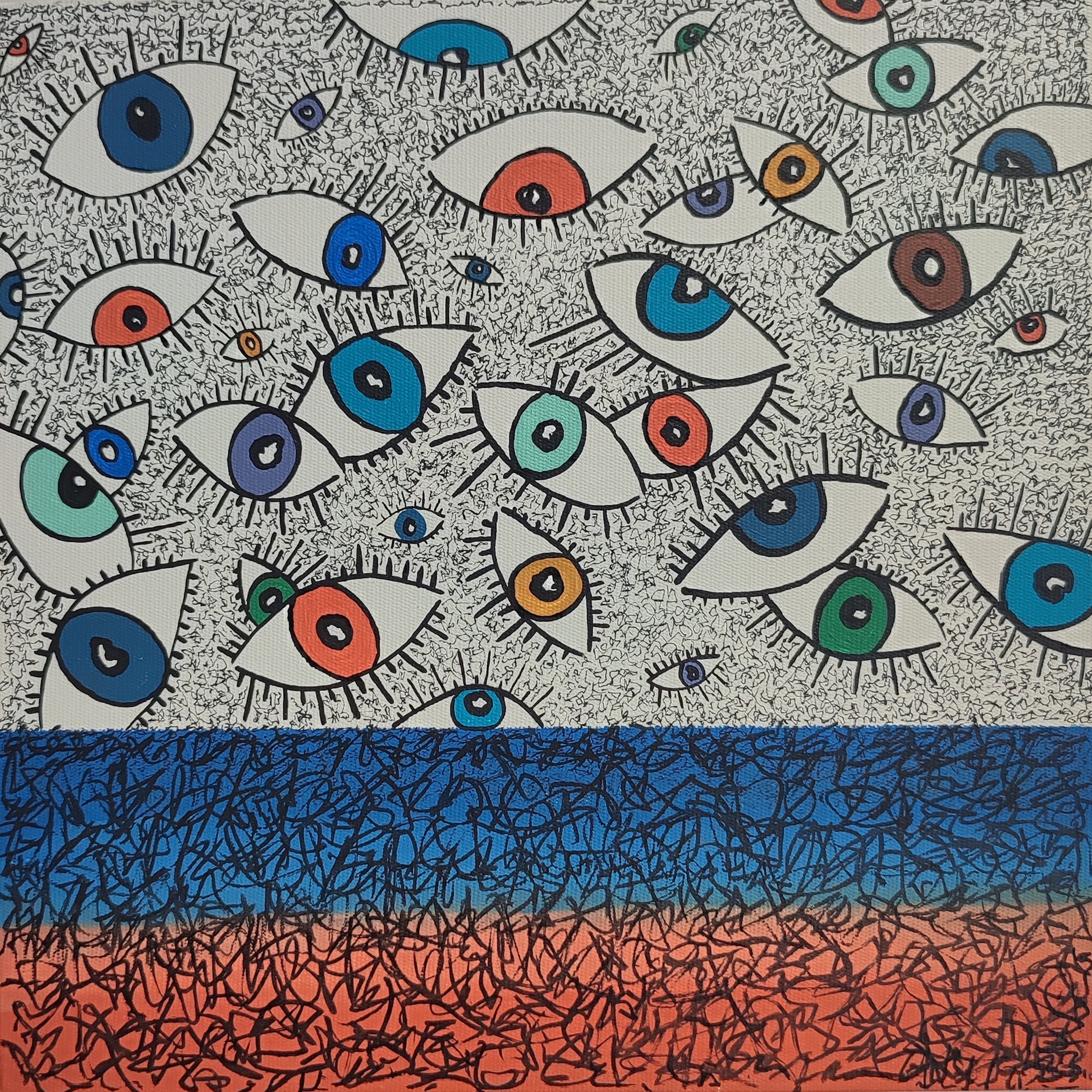 Beyond Eyes Akrilik Tablo