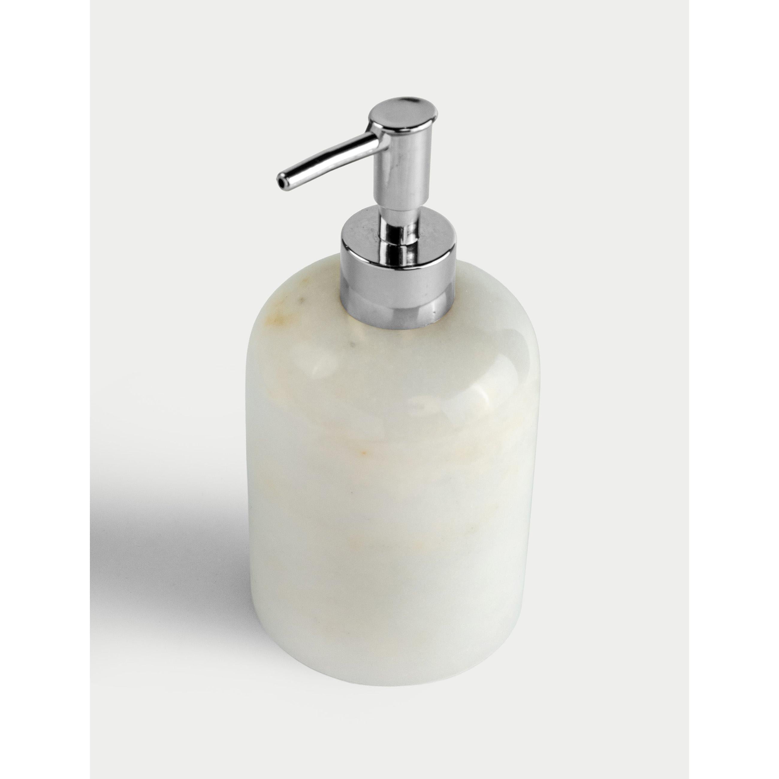 Bianco Mermer Sıvı Sabunluk - Silver