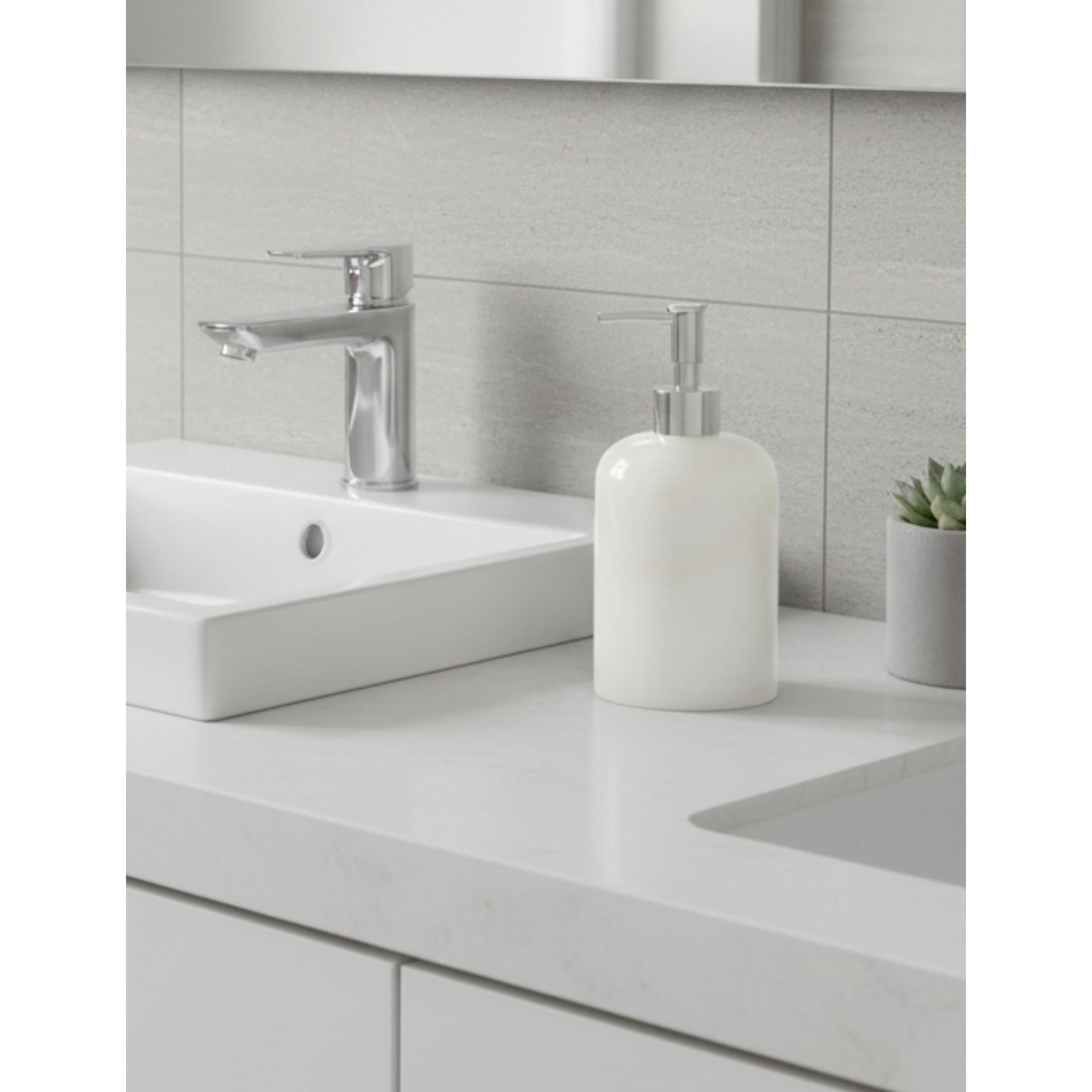 Bianco Mermer Sıvı Sabunluk - Silver