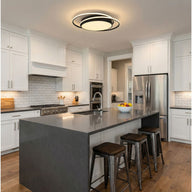 Birmingham Salto Plafonyer Led Avize-Plafonyer-Voxlamp-58 Cm-3000 Kelvin-NowShopFun