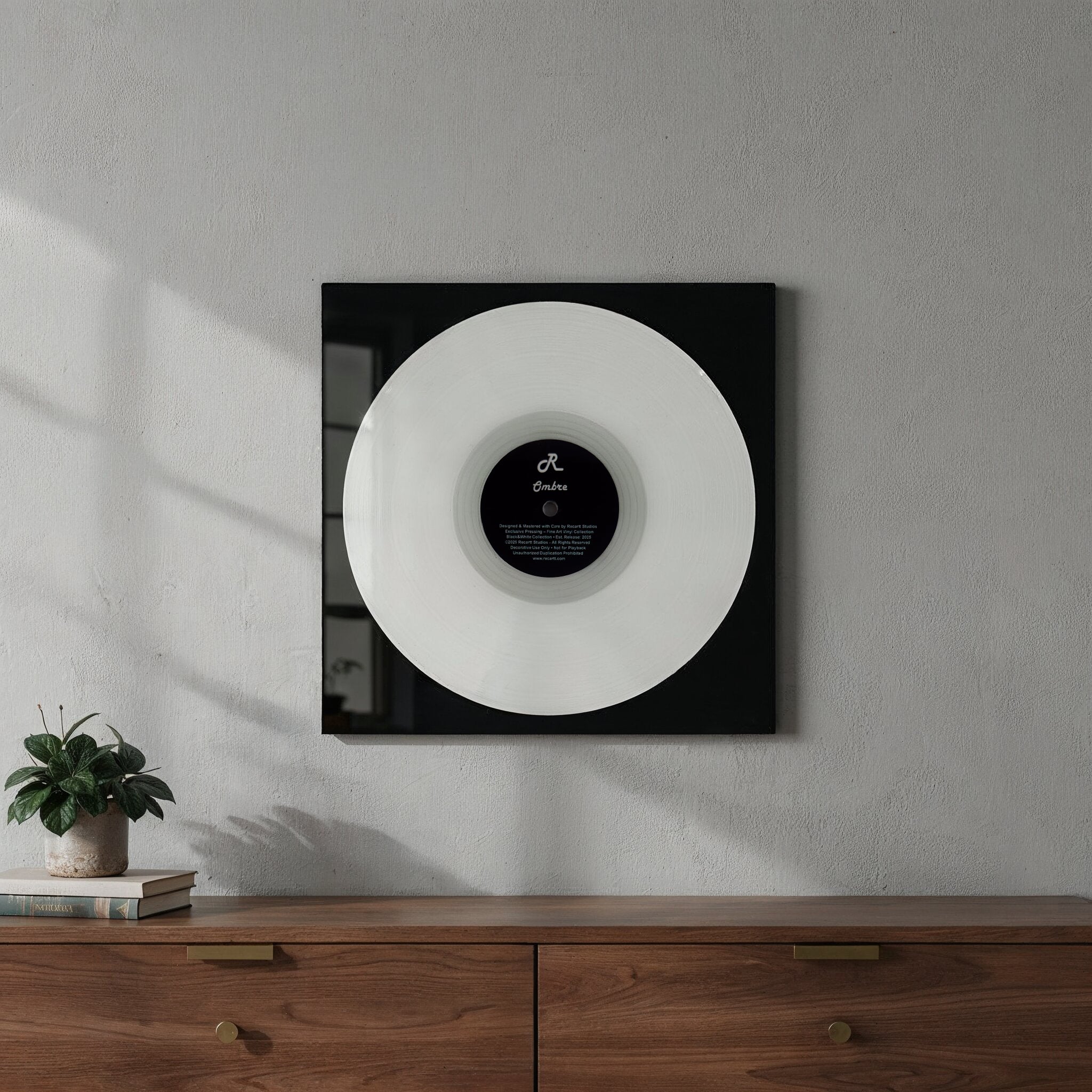 Black&White Dekoratif Plak