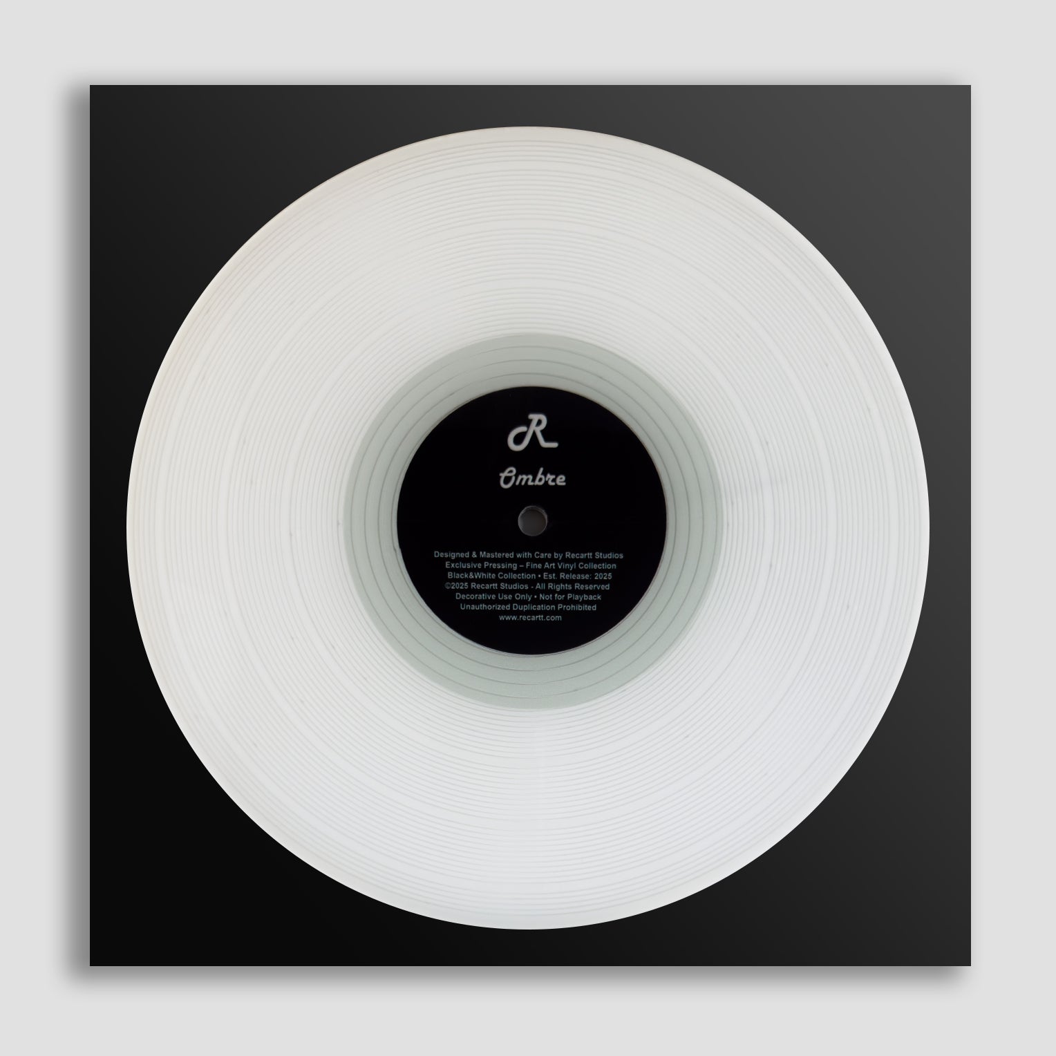 Black&White Dekoratif Plak