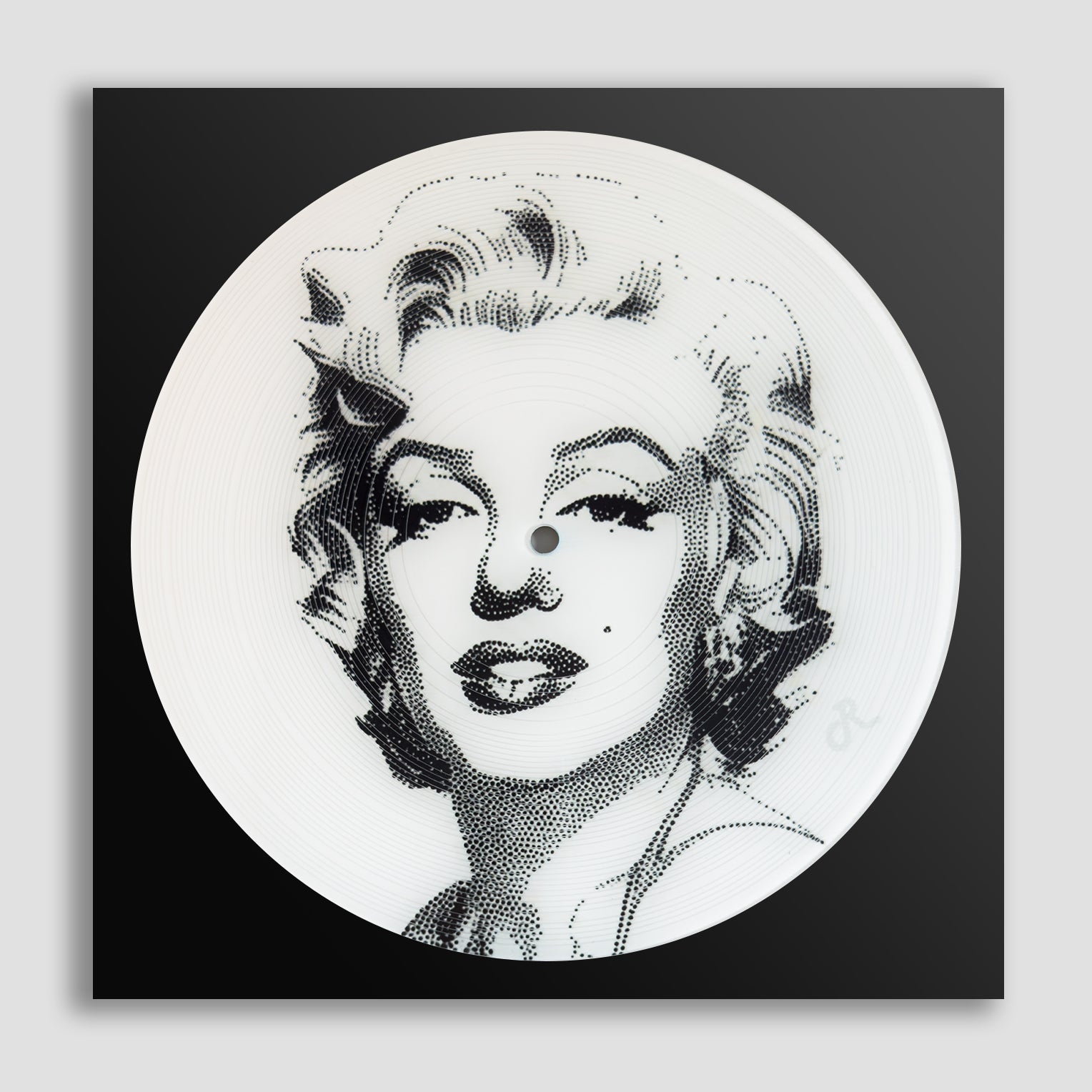 Black&White Marilyn Dekoratif Plak
