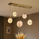 Bloom 5'li Ledli Mermer Avize