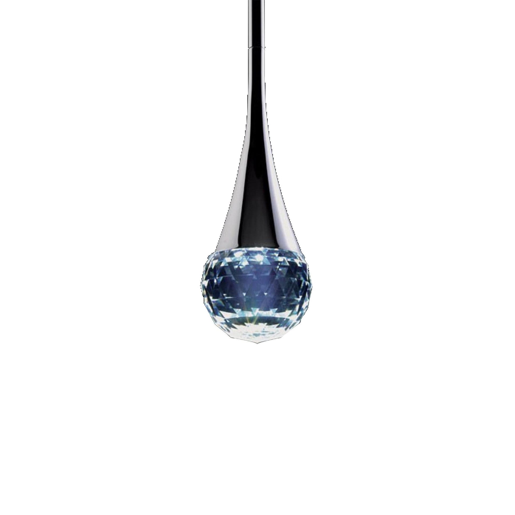 Bloom Kristal Krom Sarkıt Avize