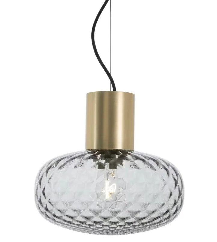 Bloom Transparan Gri Sarkıt Avize