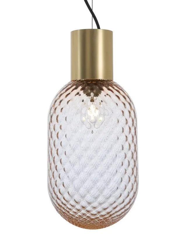 Bloom Transparan Pembe Sarkıt Avize