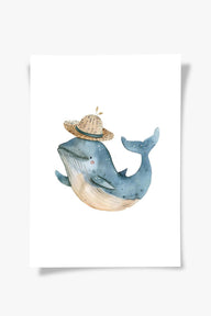 Blu Çocuk Odası Tablo-Poster-ODA.products-30 X 40 Cm-Çerçevesiz-NowShopFun