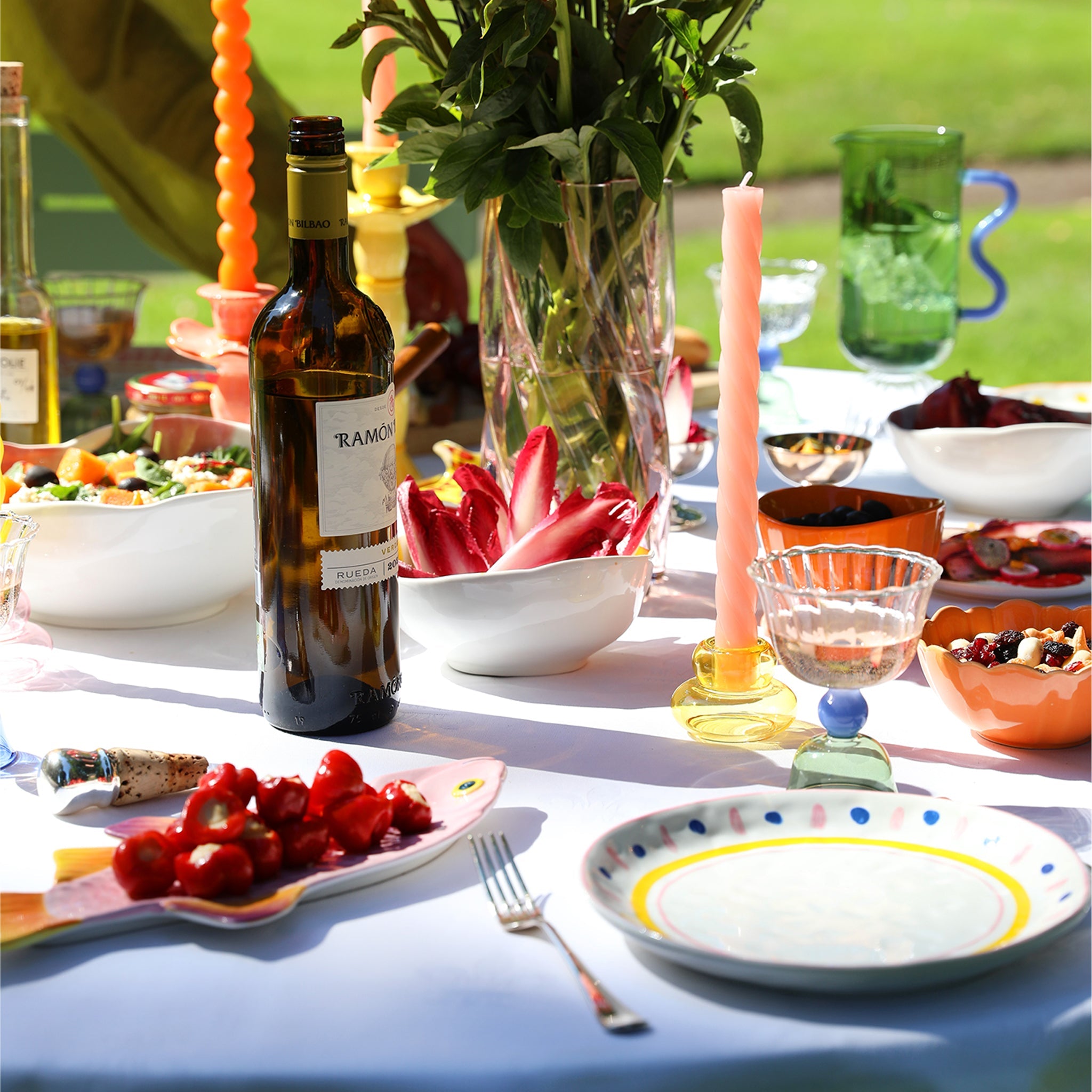 Boavista Desenli 4'Lü Tabak Seti (Ø 21.5Cm)