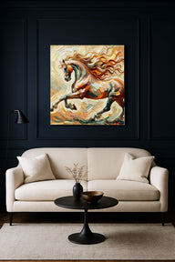 Bohem Dekor Kanvas Tablo - Free Spirit-Tablo-Garden Art Home-60x60-NowShopFun