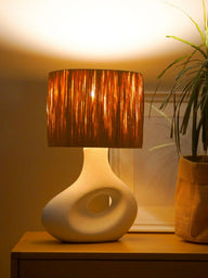 Boho Abajur-Abajur-Semya Home-Beyaz-NowShopFun