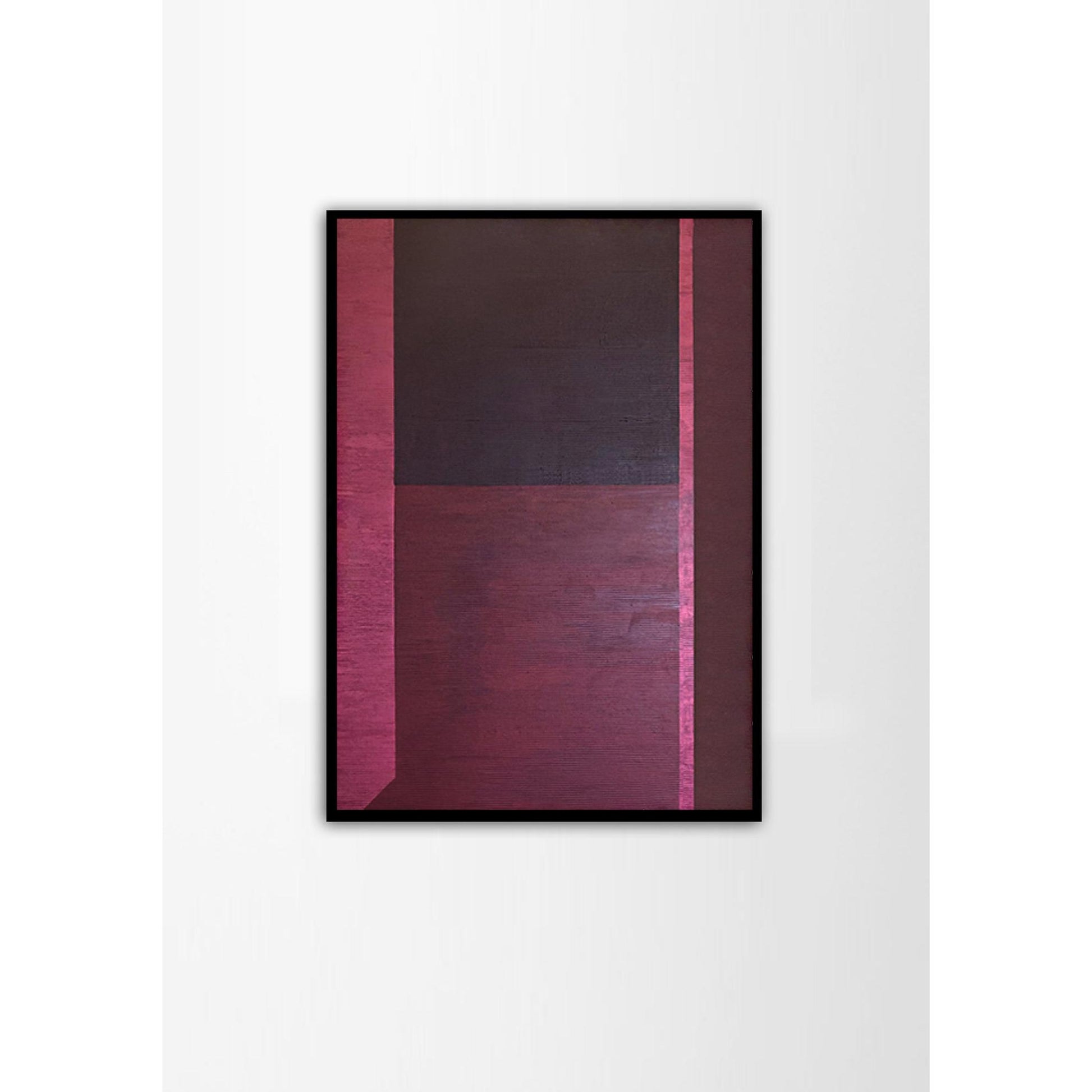 Bold Red No.02 Kanvas Üzeri Akrilik El Yapımı Tablo