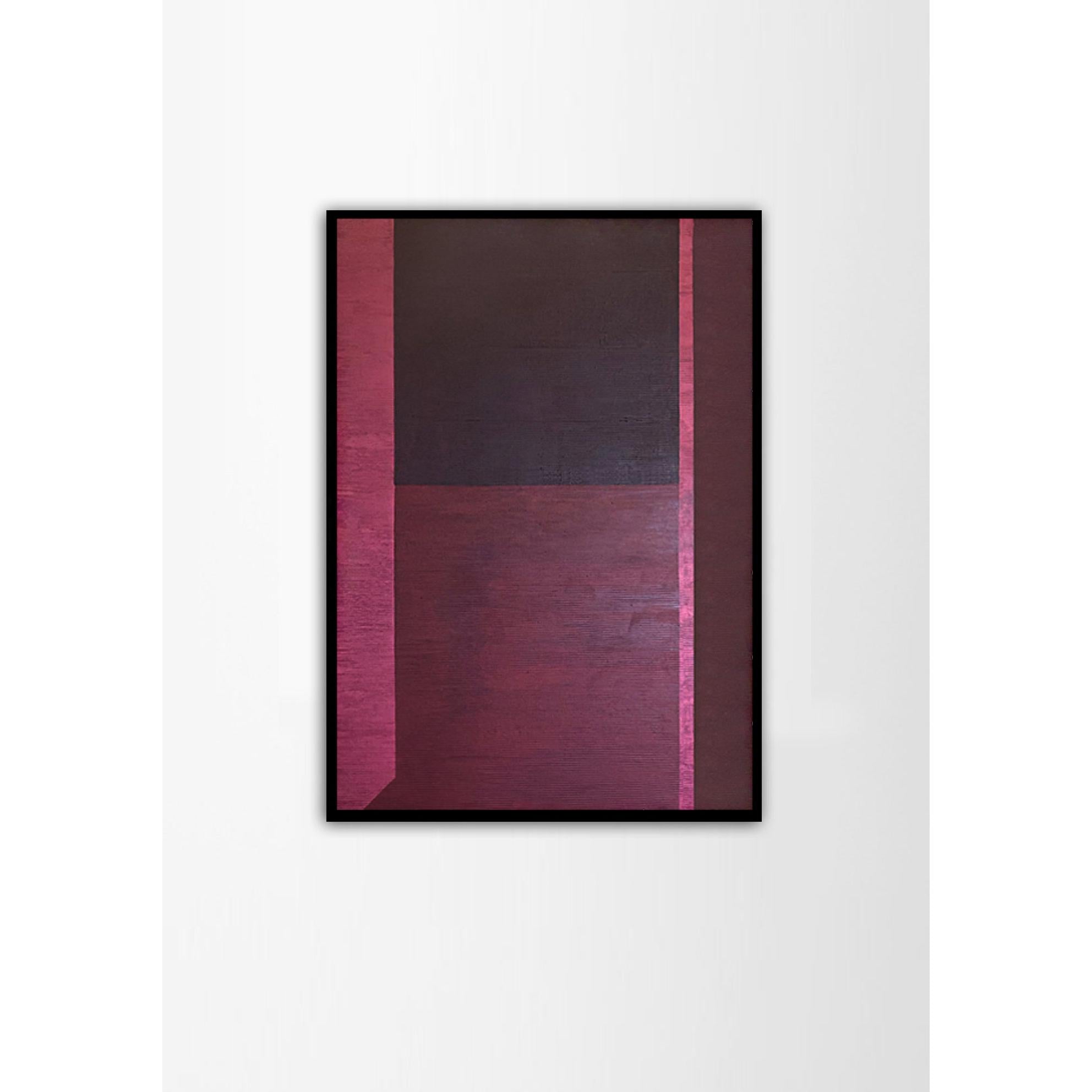 Bold Red No.02 Kanvas Üzeri Akrilik El Yapımı Tablo