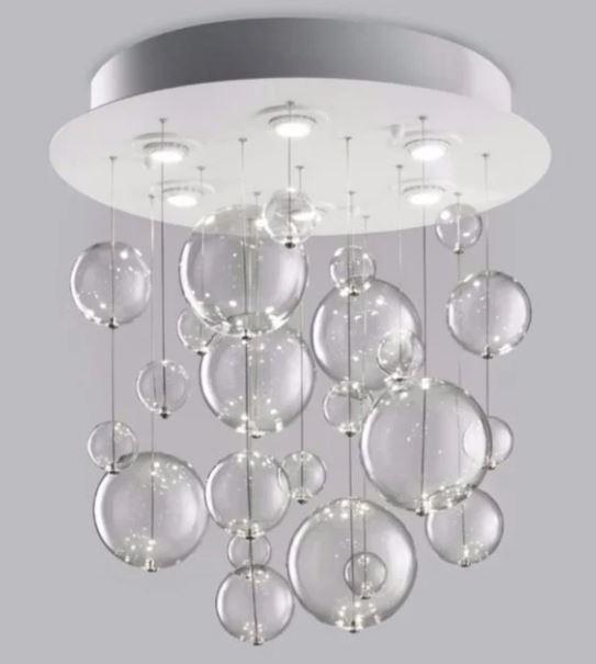 Bolero Plafonyer 6l Beyaz-Krom Ø60x70 Cm Gu10 6x50w