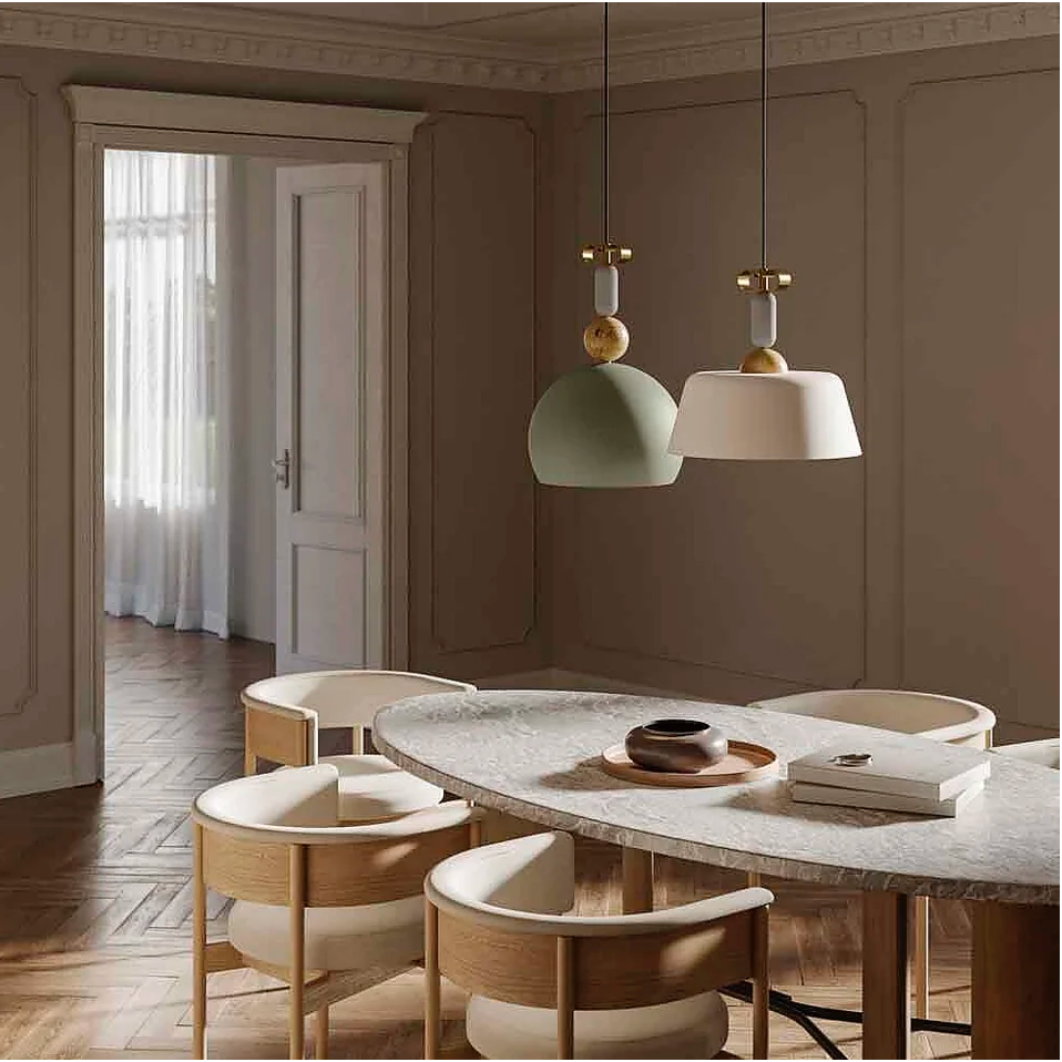 Bon Ton Beyaz Sarkıt Avize