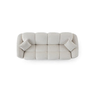 Bonbon İkili Koltuk-Koltuk-FASTWOOD Living-200 Cm-Beyaz-NowShopFun